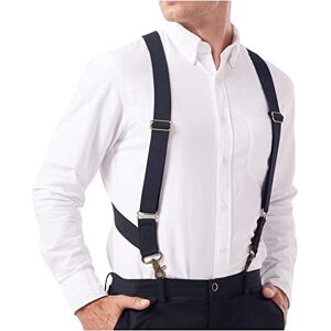 LazarsSpace Suspenders for Men Heavy Duty Hook Suspenders, Black-1.5 Inch 2 Hooks, Medium LazarsSpace Suspenders for Men Heavy Duty Hook Suspenders, Black-1.5 Inch 2 Hooks, Medium