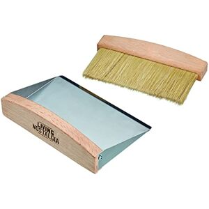KitchenCraft Living Nostalgia Dustpan and Brush Set Table Top, 16 x 11 x 14 cm KitchenCraft Living Nostalgia Dustpan and Brush Set Table Top, 16 x 11 x 14 cm