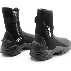 Cressi Unisex Korsor Diving booties in 6mm Neoprene with Rigid Sole, Black, S-5.5 6.5 UK Cressi Unisex Korsor Diving booties in 6mm Neoprene with Rigid Sole, Black, S-5.5 6.5 UK