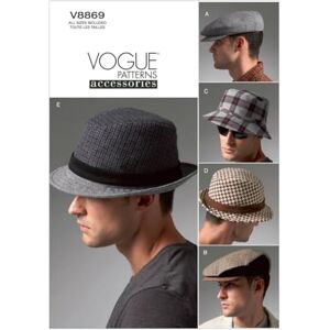 Vogue Patterns V8869 Men's Hats Vogue Patterns V8869 Men's Hats
