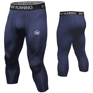 MEETWEE Men’s Compression Leggings 3/4, Running Tights Sports Pants Cool Dry Base Layer Bottom for Workout Training Jogging MEETWEE Men’s Compression Leggings 3/4, Running Tights Sports Pants Cool Dry Base Layer Bottom for Workout Training Jogging