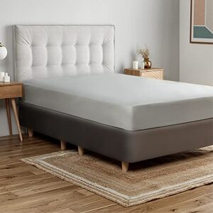 Silentnight Cotton Rich Single Fitted Sheet Silver Grey 28cm Deep Mattress Bed Sheet with Elasticated Corners Machine Washable Bottom Sheet Single 190x90cm Silentnight Cotton Rich Single Fitted Sheet Silver Grey 28cm Deep Mattress Bed Sheet with Elasticated Corners Machine Washable Bottom Sheet Single 190x90cm