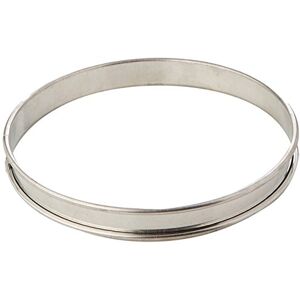Stalwart E693 Plain Flan Ring, 2.5 cm Deep, 20 cm Diameter, Silver Stalwart E693 Plain Flan Ring, 2.5 cm Deep, 20 cm Diameter, Silver