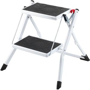 VEVOR Step Ladder 2-Step 150kg Capacity, Ergonomic Folding Steel Step Stool with Wide Anti-Slip Pedal, Sturdy Step Stool for Adults Toddlers, Multi-Use for Household, Kitchen, Office, RVs VEVOR Step Ladder 2-Step 150kg Capacity, Ergonomic Folding Steel Step Stool with Wide Anti-Slip Pedal, Sturdy Step Stool for Adults Toddlers, Multi-Use for Household, Kitchen, Office, RVs