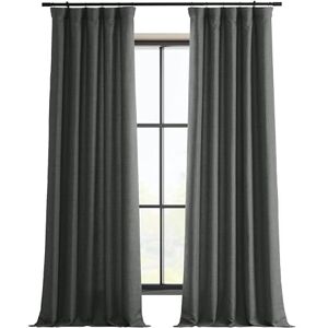 HPD Half Price Drapes Italian Faux Linen Curtains 96 Inches Long Room Darkening Curtains for Bedroom and Living Room 50 X 96, (1 Panel), Anchor Grey HPD Half Price Drapes Italian Faux Linen Curtains 96 Inches Long Room Darkening Curtains for Bedroom and Living Room 50 X 96, (1 Panel), Anchor Grey