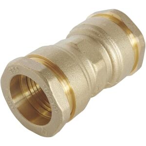 SOMATHERM FOR YOU 845-40S Brass Equal Sleeve for PE Tube D40, Grey SOMATHERM FOR YOU 845-40S Brass Equal Sleeve for PE Tube D40, Grey