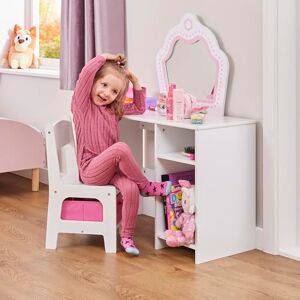 Liberty House Toys Kids Dressing Table and Chair Set, H100 x W77 x D34cm Liberty House Toys Kids Dressing Table and Chair Set, H100 x W77 x D34cm