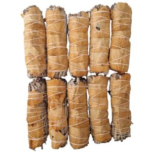 VIE Smudge Stick, White Sage and Yellow Petals 4", Pack of 10 VIE Smudge Stick, White Sage and Yellow Petals 4", Pack of 10