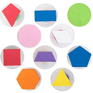READY 2 LEARN Giant Stampers Geometric Shapes Filled In Set of 10 Easy to Hold Foam Stamps for Kids Art and Craft Stamps for Displays, Posters, Signs and DIY Projects READY 2 LEARN Giant Stampers Geometric Shapes Filled In Set of 10 Easy to Hold Foam Stamps for Kids Art and Craft Stamps for Displays, Posters, Signs and DIY Projects