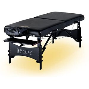 Master Massage Equipment Master Massage 76cm Galaxy Wider Luxury Oil Resistant Upholstery Durable Wooden Portable Massage Couch Foldable Massage Table Spa Beauty Couch Physiotherapy Bed W/Ambient Light System, Black Master Massage Equipment Master Massage 76cm Galaxy Wider Luxury Oil Resistant Upholstery Durable Wooden Portable Massage Couch Foldable Massage Table Spa Beauty Couch Physiotherapy Bed W/Ambient Light System, Black