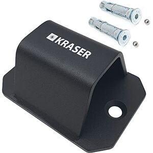 KRASER KR51B Security Anchor for Chain up to ø50mm, High-Strength Steel with 2 Protected Expansion Bolts, Anti Theft Floor and Wall Ground for Chain, Parking, Garage, Motorcycle, Trailer, Scooter Bike KRASER KR51B Security Anchor for Chain up to ø50mm, High-Strength Steel with 2 Protected Expansion Bolts, Anti Theft Floor and Wall Ground for Chain, Parking, Garage, Motorcycle, Trailer, Scooter Bike