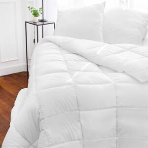 Toison d’or Toison d'or Winter Beaver Percale Silicone Hollow Fibre Duvet, 220 cm x 240 cm, White Toison d’or Toison d'or Winter Beaver Percale Silicone Hollow Fibre Duvet, 220 cm x 240 cm, White