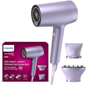 Philips Hair Dryer 7000 Series, ThermoShield Advanced Technology, Mineral and Water Ionic, with Nozzle and Hair Diffuser, 1800W, Model BHD720/13 Philips Hair Dryer 7000 Series, ThermoShield Advanced Technology, Mineral and Water Ionic, with Nozzle and Hair Diffuser, 1800W, Model BHD720/13