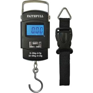 Faithfull SCALE50KG 0-50Kg Portable Electronic Scale Faithfull SCALE50KG 0-50Kg Portable Electronic Scale