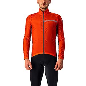CASTELLI 4521511-656 SQUADRA STRETCH JKT Jacket Men's Fiery Red/Dark Gray S CASTELLI 4521511-656 SQUADRA STRETCH JKT Jacket Men's Fiery Red/Dark Gray S