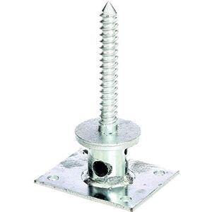 Alberts Gah- 208035 Post Anchor for Screwing On for Covered Wood Fittings Hot-Dip-Galvanised Alberts Gah- 208035 Post Anchor for Screwing On for Covered Wood Fittings Hot-Dip-Galvanised