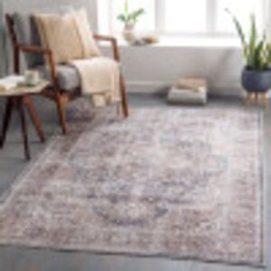 Livabliss Ottawa Machine Washable Rug Vintage Area Rugs Living Room, Large Rug 160x220 cm Traditional Boho Style, Dining Room, Kitchen, Outdoor, Hallway Brown and Ivory Livabliss Ottawa Machine Washable Rug Vintage Area Rugs Living Room, Large Rug 160x220 cm Traditional Boho Style, Dining Room, Kitchen, Outdoor, Hallway Brown and Ivory