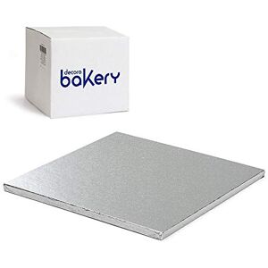 Decora 0931235 Silver CAKEBOARD 45 X 45 H 1,2 CM/18X18'', Carta Decora 0931235 Silver CAKEBOARD 45 X 45 H 1,2 CM/18X18'', Carta