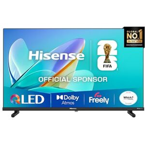 Hisense 40" 40E5QTUK QLED FHD Smart TV Quantum Dot Colour, Full HD, Dolby Atmos, Sports Mode, Games Mode, Dual Position Stand with Freely, Disney +, YouTube, Netflix Hisense 40" 40E5QTUK QLED FHD Smart TV Quantum Dot Colour, Full HD, Dolby Atmos, Sports Mode, Games Mode, Dual Position Stand with Freely, Disney +, YouTube, Netflix