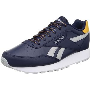 Reebok Men Rewind Run Sneaker, Vector Navy/Retro Gold F23-R/Pure Grey 3, 4.5 Reebok Men Rewind Run Sneaker, Vector Navy/Retro Gold F23-R/Pure Grey 3, 4.5
