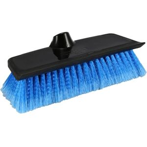 Unger Professional Hydropower 10” Bi-Level Soft Brush with Squeegee – Compatible with Waterflow Poles, Patio, Windows, Siding Unger Professional Hydropower 10” Bi-Level Soft Brush with Squeegee – Compatible with Waterflow Poles, Patio, Windows, Siding