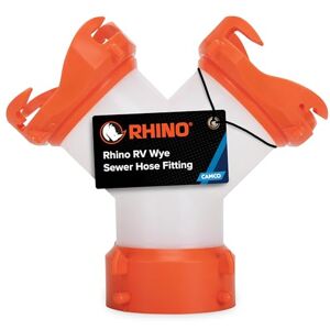 Camco RhinoFLEX Camper/RV Wye Sewer Hose Fitting Features 360-Degree Swivel Ends & Built-In Gaskets for Odor Tight Connection Allows for 2 Sewer Hoses to Connect to the Same Dump Station (39812), Camco RhinoFLEX Camper/RV Wye Sewer Hose Fitting Features 360-Degree Swivel Ends & Built-In Gaskets for Odor Tight Connection Allows for 2 Sewer Hoses to Connect to the Same Dump Station (39812),
