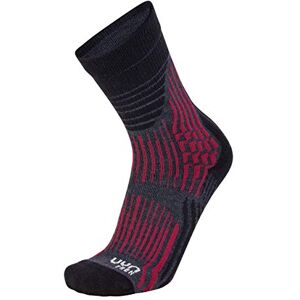 UYN Lady Trekking Wave Socks Grey Stone/Bordeaux, 35/36 UYN Lady Trekking Wave Socks Grey Stone/Bordeaux, 35/36