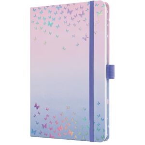 Sigel J5347 Jolie Weekly Planner 2025, Design Butterfly Confetti Candy, 13,5 x 20,3 cm, hardcover, 174 Pages, Violet, Pink Sigel J5347 Jolie Weekly Planner 2025, Design Butterfly Confetti Candy, 13,5 x 20,3 cm, hardcover, 174 Pages, Violet, Pink