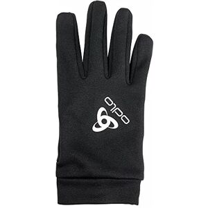 Odlo Unisex Gloves with E-Tip STRETCHFLEECE LINER ECO, black, S Odlo Unisex Gloves with E-Tip STRETCHFLEECE LINER ECO, black, S