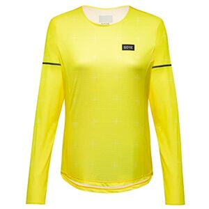 GORE Women's Breathable Shirt, Contest, Comfortable Long-sleeved Functional shirt, Quick-drying, Washed Neon Yellow, 40 GORE Women's Breathable Shirt, Contest, Comfortable Long-sleeved Functional shirt, Quick-drying, Washed Neon Yellow, 40