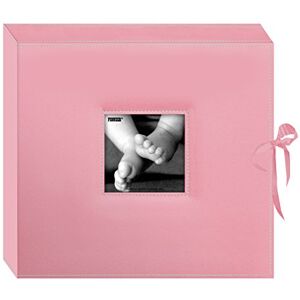 Pioneer 13 x 14.5-inch Sewn Leatherette D-Ring Scrapbook Box, Baby Pink Pioneer 13 x 14.5-inch Sewn Leatherette D-Ring Scrapbook Box, Baby Pink