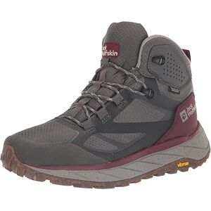 Jack Wolfskin Women's Terraventure Texapore Mid W Hiking Shoe, Dark Maroon, 7 UK Jack Wolfskin Women's Terraventure Texapore Mid W Hiking Shoe, Dark Maroon, 7 UK