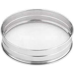 Thermohauser Sieve Small (Stainless Steel) Extra Fine Mesh Size 1.5 x 1.0 mm Diameter 0.28 cm Silver Thermohauser Sieve Small (Stainless Steel) Extra Fine Mesh Size 1.5 x 1.0 mm Diameter 0.28 cm Silver