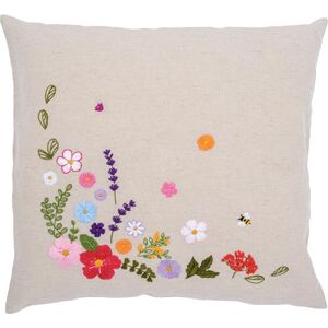 Vervaco Embroidery Kit Pre-Printed Cushion Embroidery Set Beginners Colourful World of Flowers Embroidery Set Cushion Cover with Zip Decorative Cushion Approx. 40 x 40 cm DIY Deco Craft Set Home Vervaco Embroidery Kit Pre-Printed Cushion Embroidery Set Beginners Colourful World of Flowers Embroidery Set Cushion Cover with Zip Decorative Cushion Approx. 40 x 40 cm DIY Deco Craft Set Home