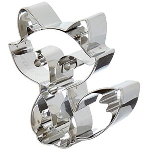 Städter Staedter Embossing Fox Cookie Cutter, 8 cm, Stainless Steel, Silver Städter Staedter Embossing Fox Cookie Cutter, 8 cm, Stainless Steel, Silver