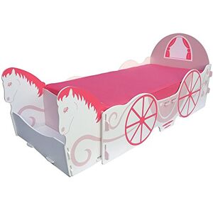 Kidsaw , Horse and Carriage Toddler Bed, White/Pink Kidsaw , Horse and Carriage Toddler Bed, White/Pink