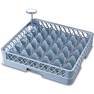 Genware NEV-GR36-1 Glass Rack, 36 Comp With 1 Extender Genware NEV-GR36-1 Glass Rack, 36 Comp With 1 Extender