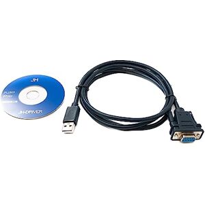 SYSTEM-S USB 2.0 Cable 120cm Type A Male to RS232 DB9 Female Adapter in Black SYSTEM-S USB 2.0 Cable 120cm Type A Male to RS232 DB9 Female Adapter in Black