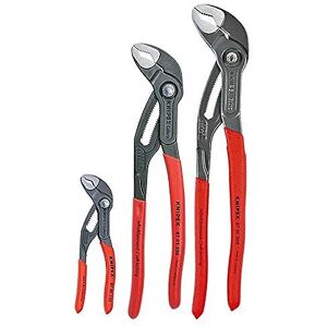KNIPEX Tools 3 Piece Cobra Set with Keeper Pouch (87 01 125, 87 01 250, 87 01 300, 9K 00 90 12 US) (9K0080122US) KNIPEX Tools 3 Piece Cobra Set with Keeper Pouch (87 01 125, 87 01 250, 87 01 300, 9K 00 90 12 US) (9K0080122US)