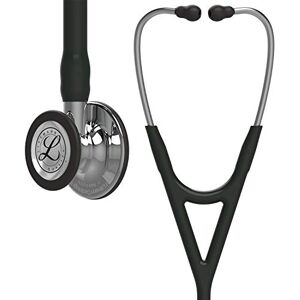 3M Cardiology IV Diagnostic Stethoscope, Mirror-Finish Chestpiece and Stem, Black Tube, Stainless Headset, 27 inch, 6177 3M Cardiology IV Diagnostic Stethoscope, Mirror-Finish Chestpiece and Stem, Black Tube, Stainless Headset, 27 inch, 6177