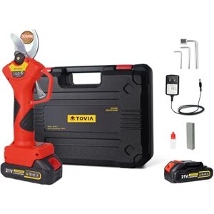 T TOVIA Brushless Electric Pruning Shears, Cordless Tree Pruner with 2 Pack Rechargeable Battery, 1.2″ Cutting Diameter for Gardening, Compatible for Makita 18V Battery T TOVIA Brushless Electric Pruning Shears, Cordless Tree Pruner with 2 Pack Rechargeable Battery, 1.2″ Cutting Diameter for Gardening, Compatible for Makita 18V Battery