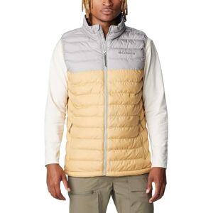 Columbia Men's Powder Lite Vest, Puffer Vest Body Warmer, Light Camel/Flint Grey, Size XS Columbia Men's Powder Lite Vest, Puffer Vest Body Warmer, Light Camel/Flint Grey, Size XS