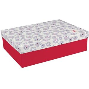 Clairefontaine 812445C Une Boite de Rangement en Carton Multifonctions Rectangulaire 6 Compartiments Amovibles Couvercle Organisateur Armoire 29x21x8,5cm Décors Moulin Rouge Clairefontaine 812445C Une Boite de Rangement en Carton Multifonctions Rectangulaire 6 Compartiments Amovibles Couvercle Organisateur Armoire 29x21x8,5cm Décors Moulin Rouge