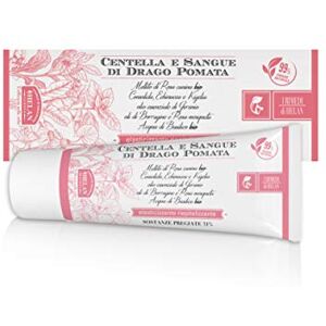 Helan I Rimedi Centella & Dragon’s Blood Ointment with Vitamin E and Sweet Almond Oil Healing, Elasticising, Epithelising Properties, Prevents Wrinkles and Stretch Marks Made in Italy, 75 ml Helan I Rimedi Centella & Dragon’s Blood Ointment with Vitamin E and Sweet Almond Oil Healing, Elasticising, Epithelising Properties, Prevents Wrinkles and Stretch Marks Made in Italy, 75 ml