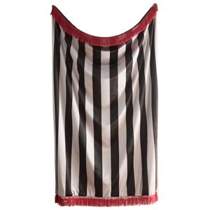Appletree Laurence Llewelyn-Bowen, 100% Recycled Polyester, Throw, Black, 130 x 180cm, Tasselled, Adult, Striped Pattern, Festivo Collection Appletree Laurence Llewelyn-Bowen, 100% Recycled Polyester, Throw, Black, 130 x 180cm, Tasselled, Adult, Striped Pattern, Festivo Collection