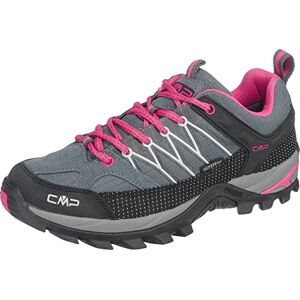 CMP Women's Rigel Low WMN Trekking Shoe WP, Grey Fuchsia Ice, 4 UK CMP Women's Rigel Low WMN Trekking Shoe WP, Grey Fuchsia Ice, 4 UK