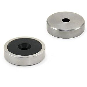 FIRST4MAGNETS N42 Neodymium Stainless Steel & Rubber Coated Pot Magnet for Arts, Crafts, Model Making, DIY, Hobbies, Office, and Home 32mm dia FIRST4MAGNETS N42 Neodymium Stainless Steel & Rubber Coated Pot Magnet for Arts, Crafts, Model Making, DIY, Hobbies, Office, and Home 32mm dia