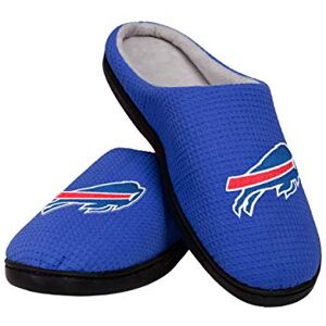 FOCO Mens NFL Team Logo Memory Foam Slide Slippers FOCO Mens NFL Team Logo Memory Foam Slide Slippers