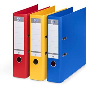 Oxford Smart Pro+ A4XL Lever Arch Files 80 mm Spine 2 D-Rings Polypropylene Cover Assorted Colours Oxford Smart Pro+ A4XL Lever Arch Files 80 mm Spine 2 D-Rings Polypropylene Cover Assorted Colours
