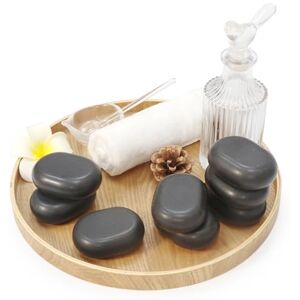 Master Massage Equipment Master Massage 8-Piece Black Lava Hot Stone Massage Set Large Oval Basalt Stones 7.6 x 5.6 x 2.5 CM Spa, Therapy, Relaxation Master Massage Equipment Master Massage 8-Piece Black Lava Hot Stone Massage Set Large Oval Basalt Stones 7.6 x 5.6 x 2.5 CM Spa, Therapy, Relaxation